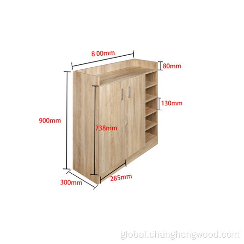 Shoe Cabinet Economical and practical two-door clapboard shoe cabinet Supplier